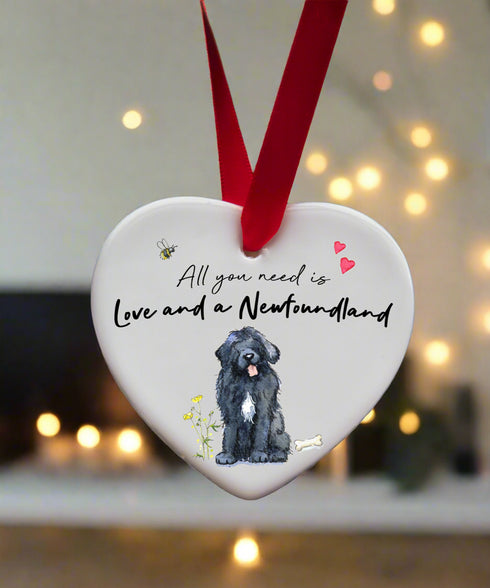 Love and a Newfoundland Ceramic Heart